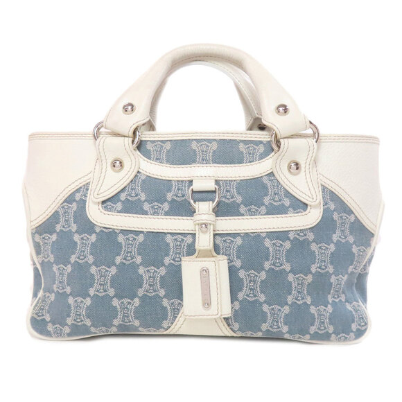 Celine Handbags - CELINE White Leather Bag